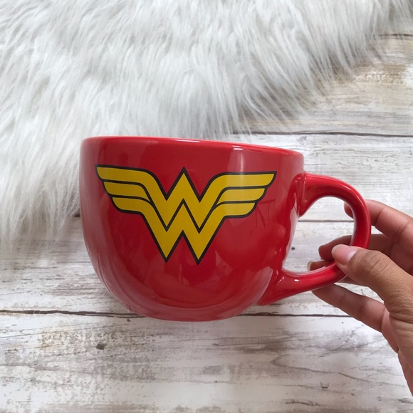 wonder woman soup mug